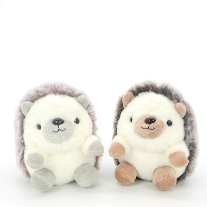 4 pcs adorable plushy hedge hog bag charms/ key chains/ key charms