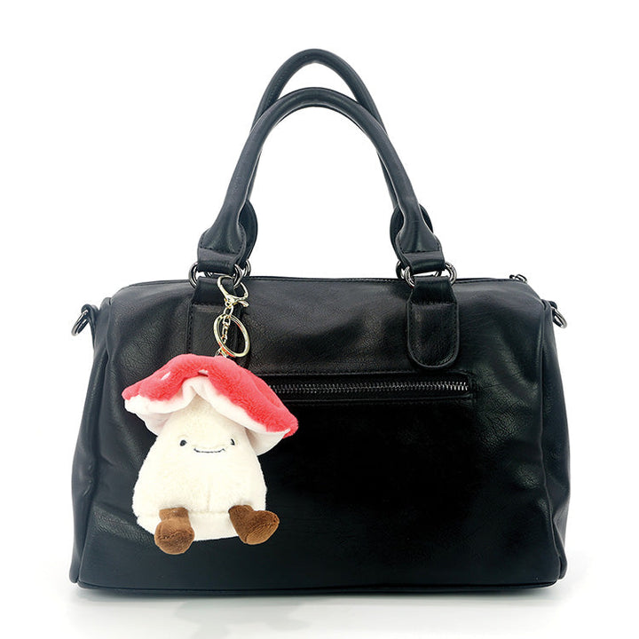 4 pcs adorable plushy mushroom  bag charms/ key chains/ key charms