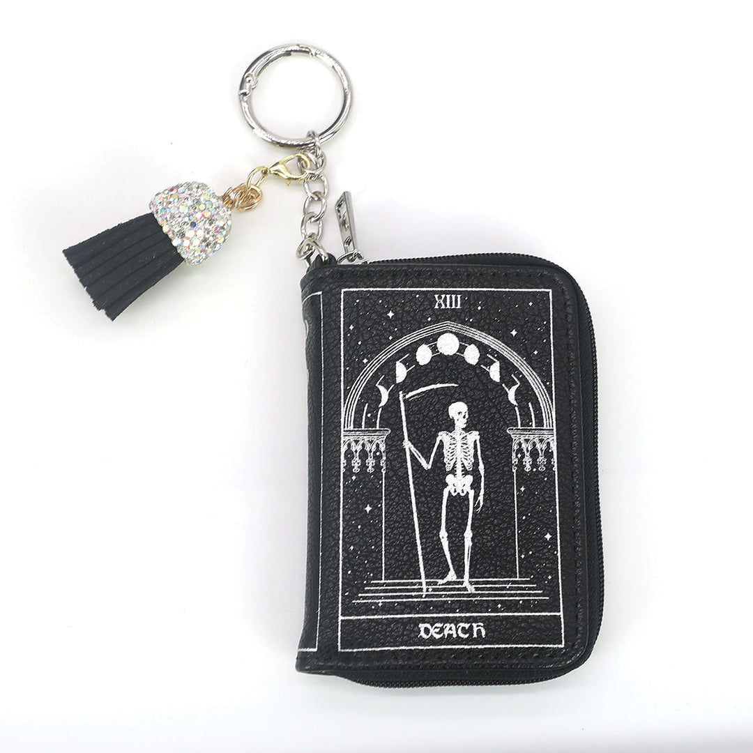 ORACLE BOOK BAG CHARM COIN PURSE IN VINYL