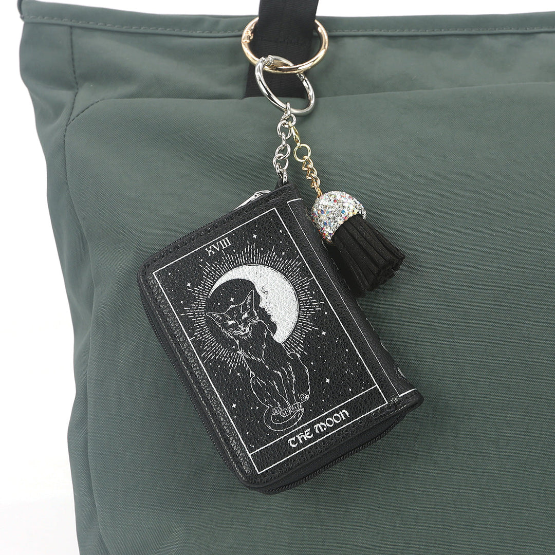 ORACLE BOOK BAG CHARM COIN PURSE IN VINYL