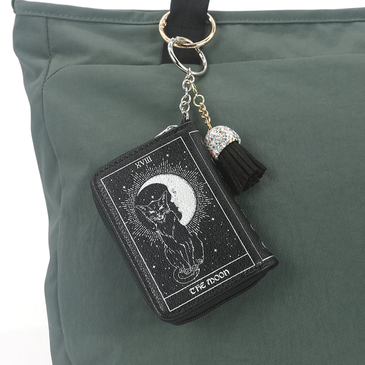 ORACLE BOOK BAG CHARM COIN PURSE IN VINYL