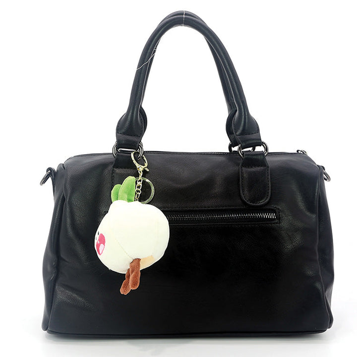 4 pcs plushy garlic bag charms/ key chains/ key charms