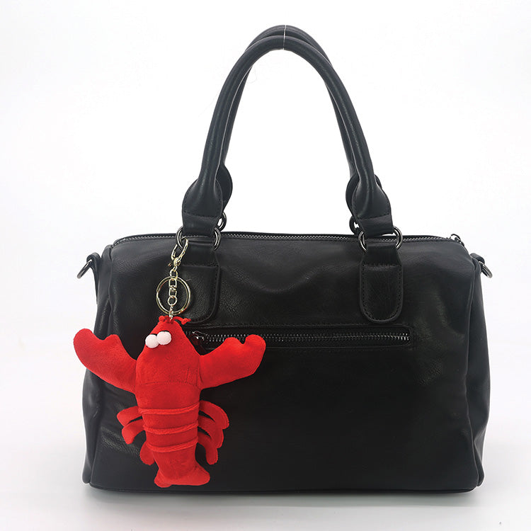 4 pc plush red lobster key charms/key chains/ key rings