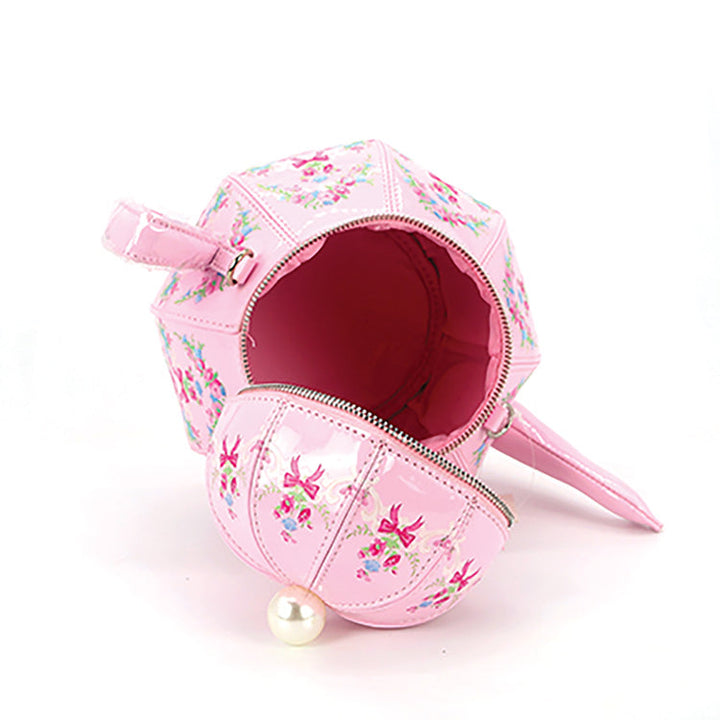 Teapot Crossbody Bag in Vinyl
