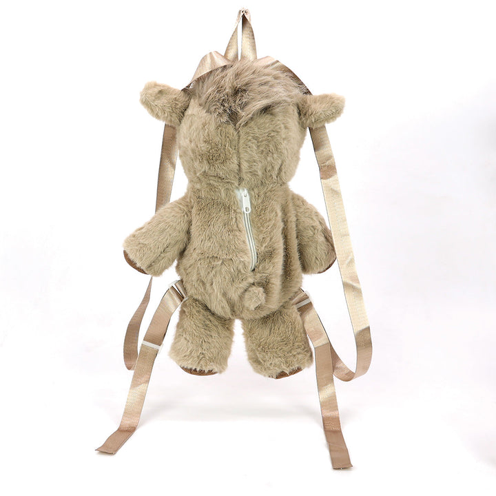 Highland Cow Plushy Backpack in Polyester