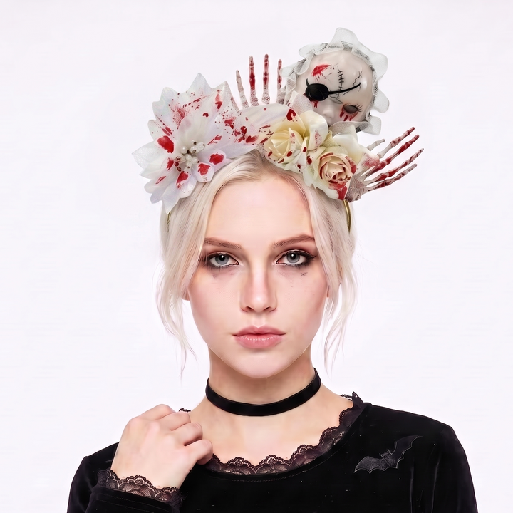 6 pcs of Haunted Doll Headband