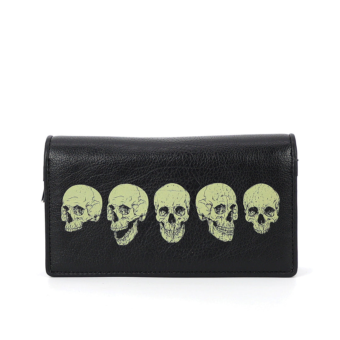 GLOW IN THE DARK SKULLS BIFOLD WALLET