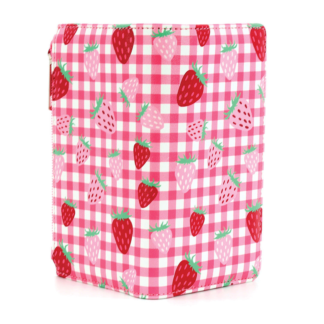 Strawberry Gingham Wallet