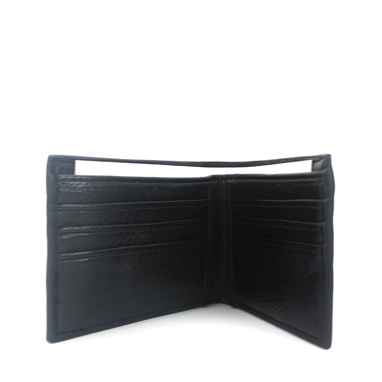 Skull pattern men's wallet in vinyl