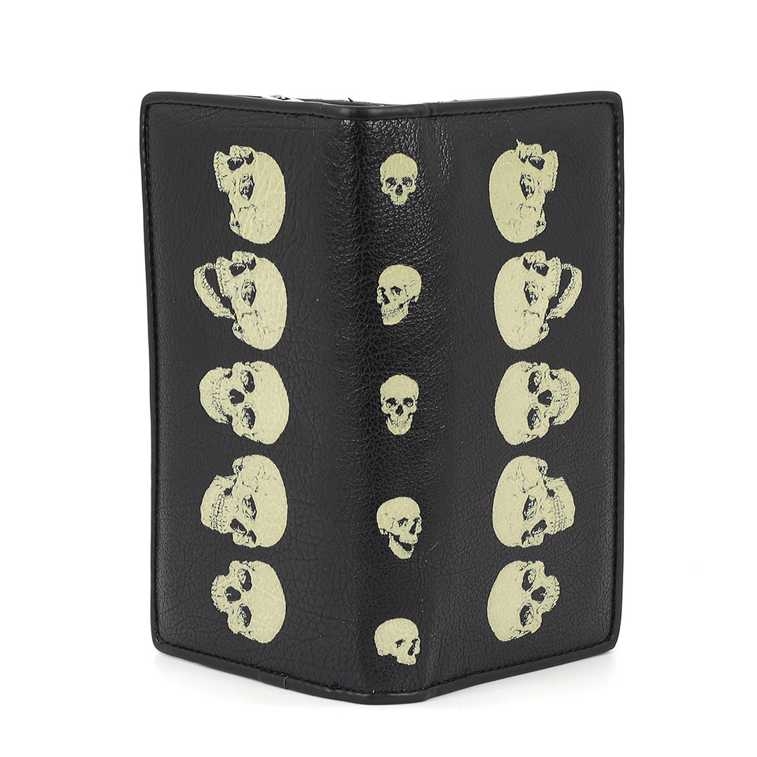 GLOW IN THE DARK SKULLS BIFOLD WALLET