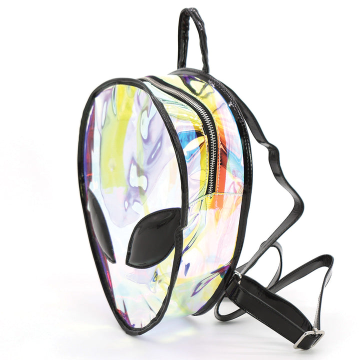 IRIDESCENT ALIEN HEAD BACKPACK