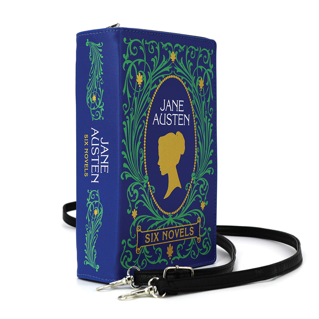 Jane Austen Novels Book Clutch Bag