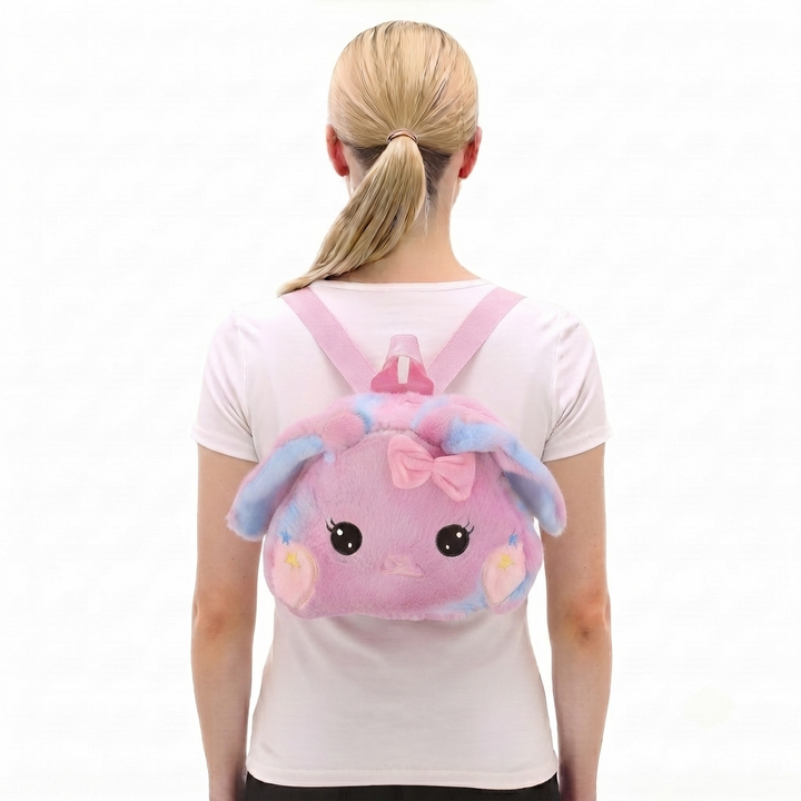 FURRY CUTIE PIE DREAMY BUNNY BACKPACK IN POLYESTER