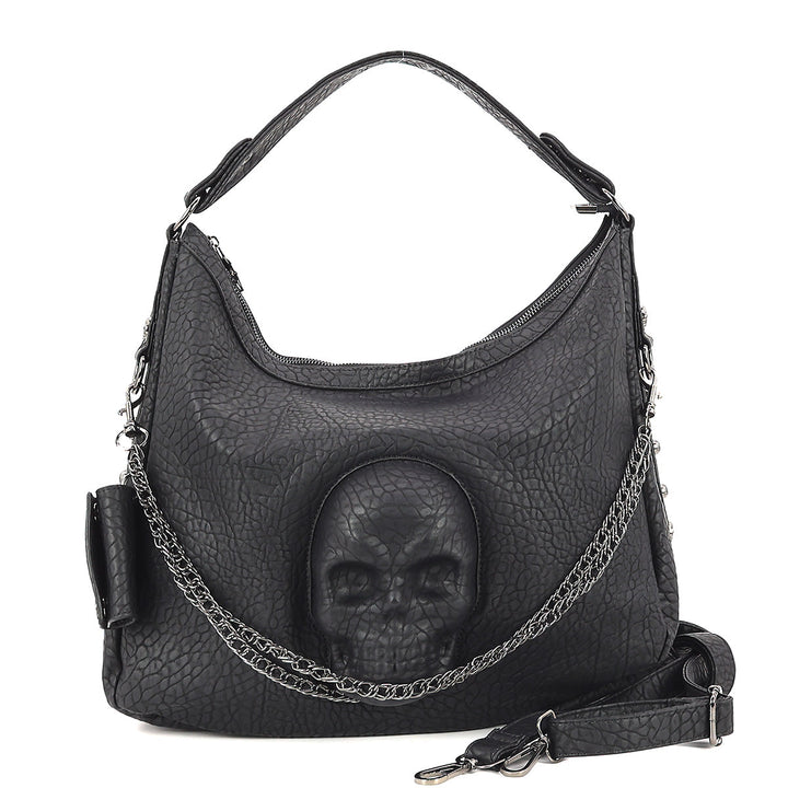 METAL SKULL HOBO IN VINYL