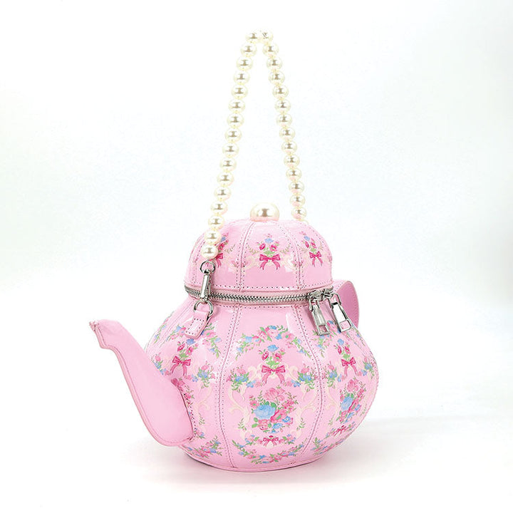 Teapot Crossbody Bag in Vinyl