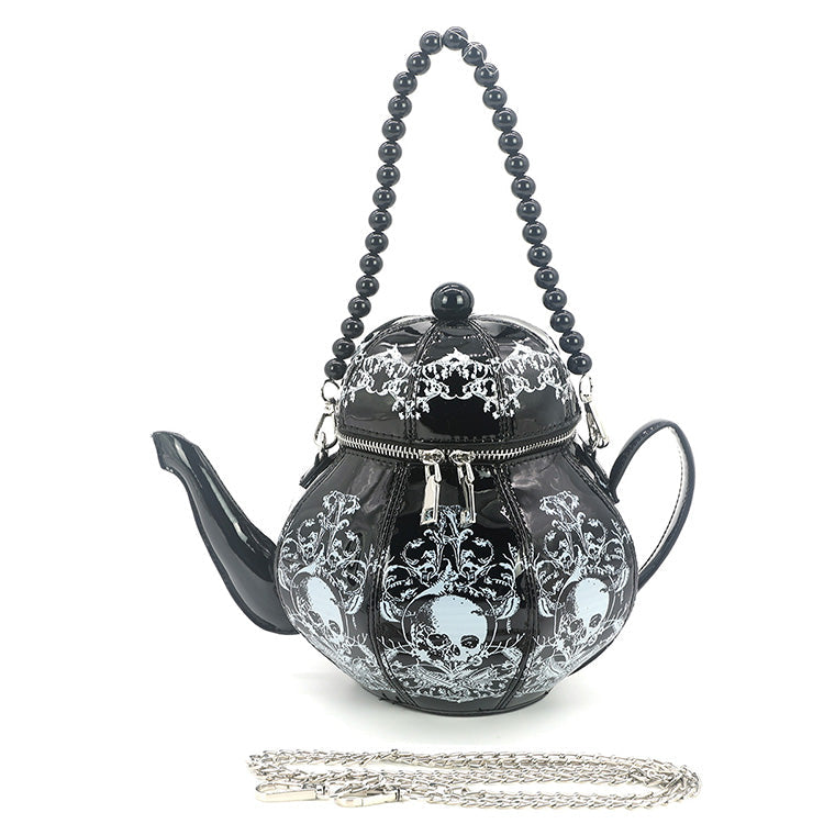 Teapot Crossbody Bag in Vinyl