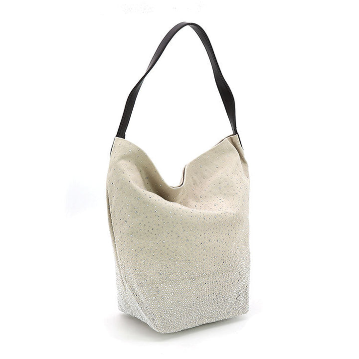 SPARKLY HOBO BAG IN CANVAS