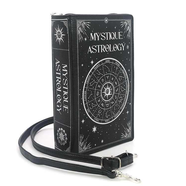 Mystique Astrology Book Clutch Bag in Vinyl