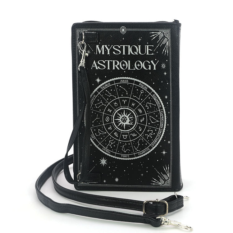 Mystique Astrology Book Clutch Bag in Vinyl