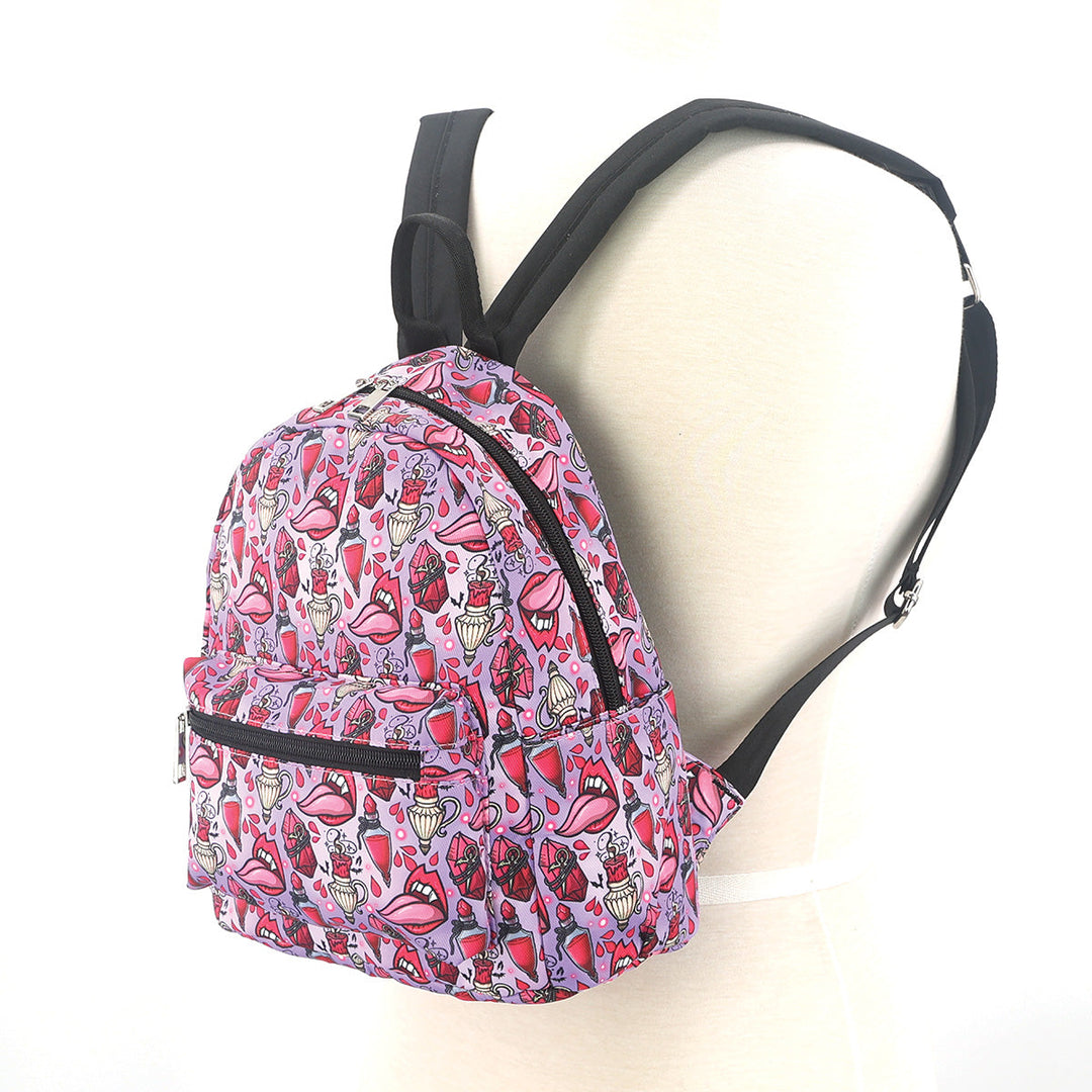 Vampire Tongue Mini Backpack in Polyester