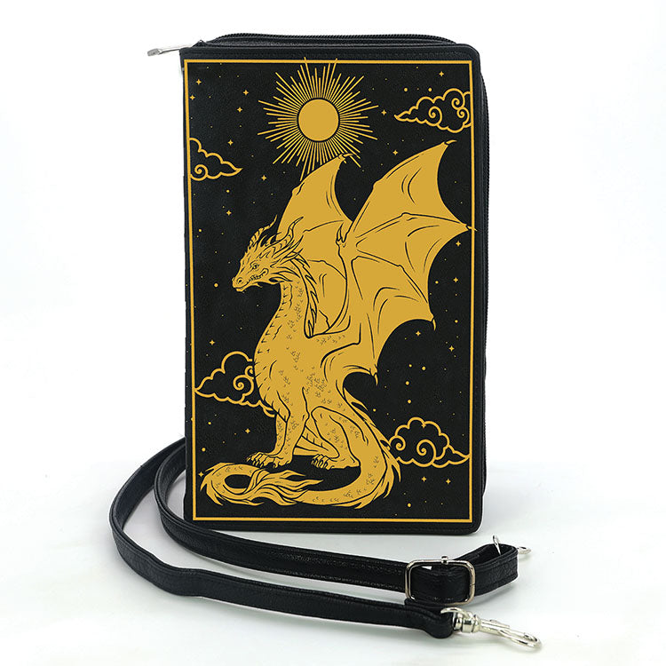 THE BOOK OF DRAGON BOOK CLUTCH BAG IN VINYL