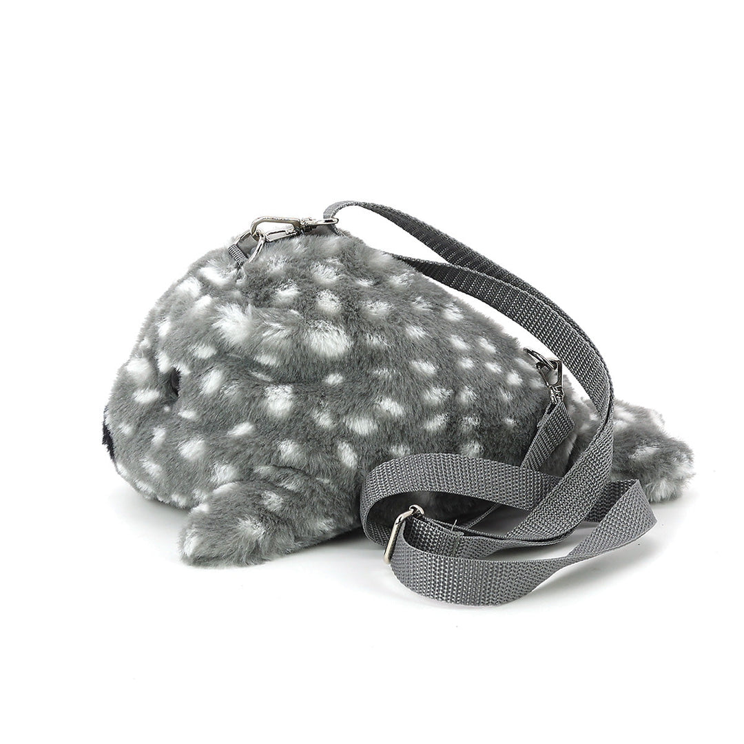 BABY SEAL SHOULDER BAG IN POLYESTER