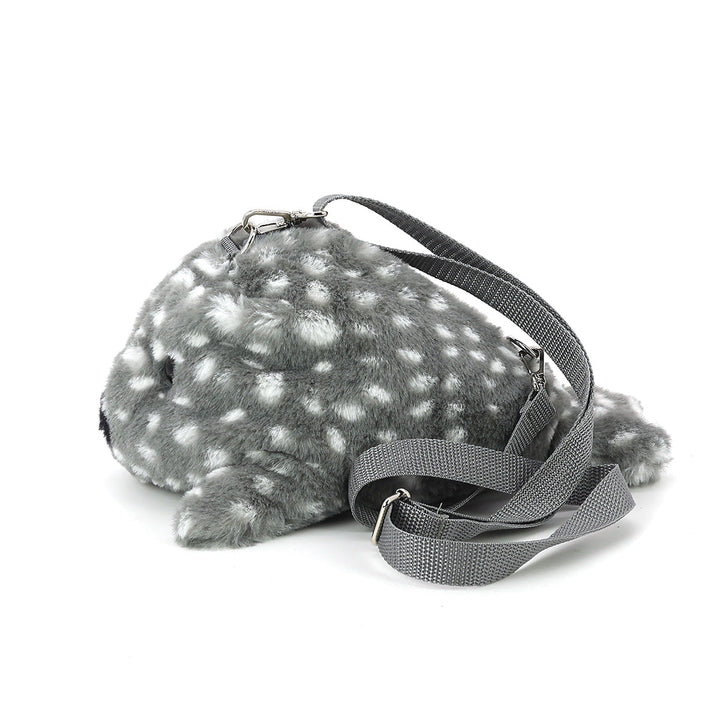 BABY SEAL SHOULDER BAG IN POLYESTER