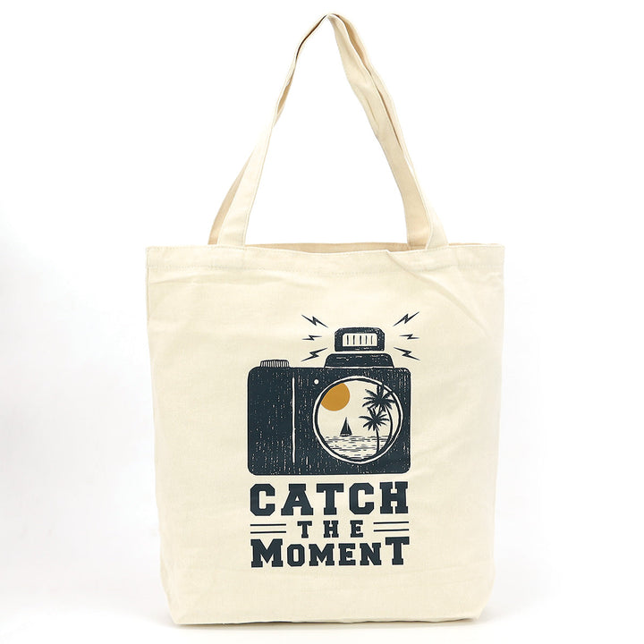 Catch The Moment Tote Bag in Canvas