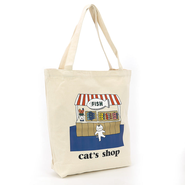 Cat's Shop Canvas Tote Bag