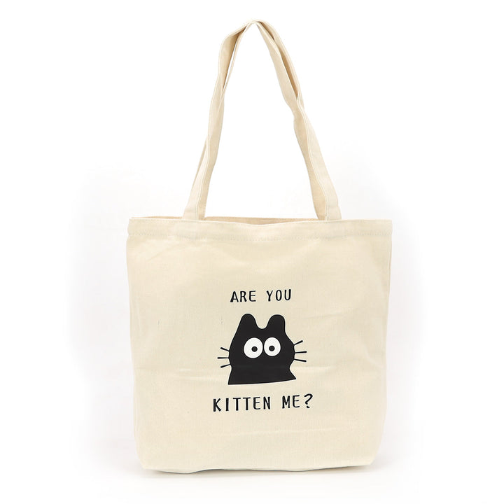 Are You Kitten Me? Canvas Tote Bag