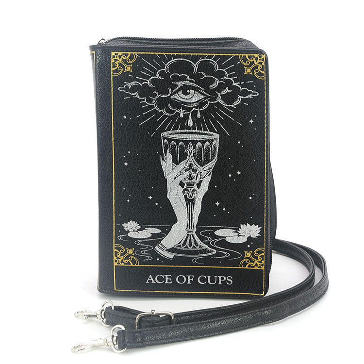 Oracle Book Clutch in Vinyle