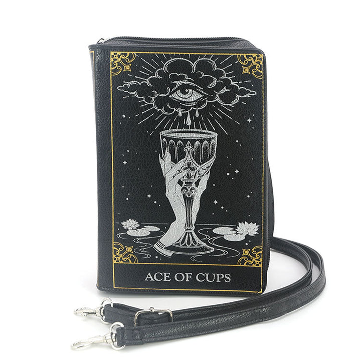 Oracle Book Clutch in Vinyle
