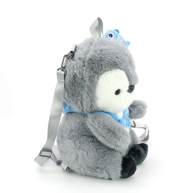 Furry Penguin Backpack in Polyester