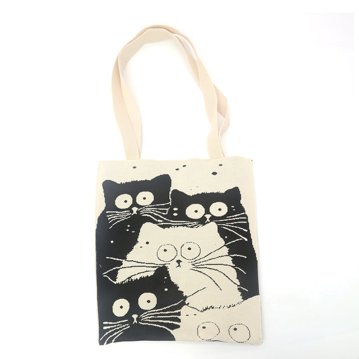 Cats ! Cats ! Cats ! 3 pcs tote bags IN POLYESTER