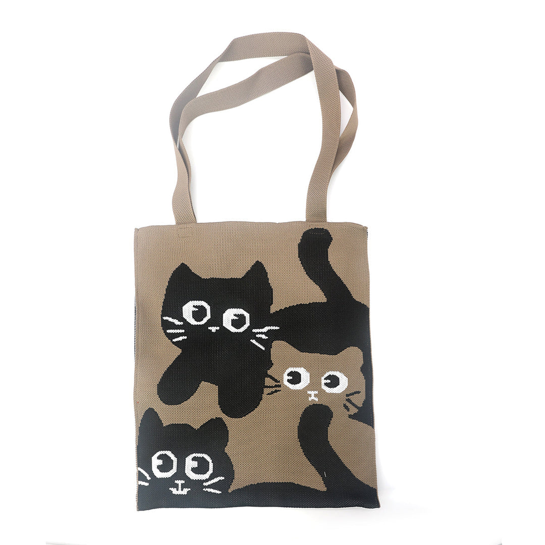 Cats ! Cats ! Cats ! 3 pcs tote bags IN POLYESTER