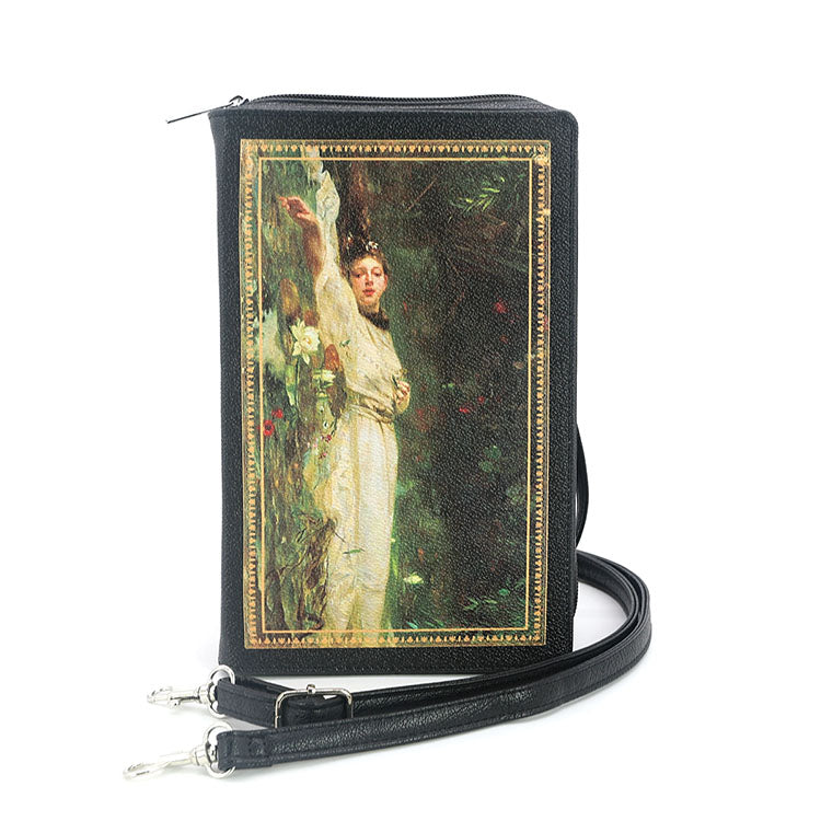 THE  FATE OF OPHELIA BOOK CLUTCH BAG IN VINYL