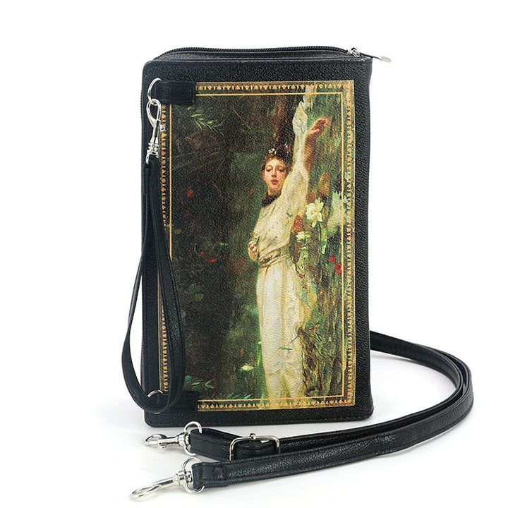THE  FATE OF OPHELIA BOOK CLUTCH BAG IN VINYL