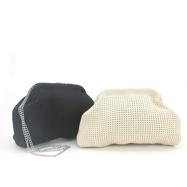 Black & White Mesh Purse Set