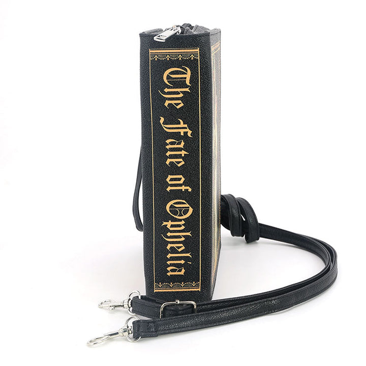 THE  FATE OF OPHELIA BOOK CLUTCH BAG IN VINYL