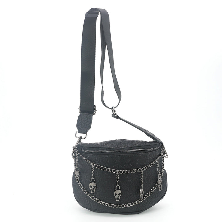 Skull Chain Shoulder Bag