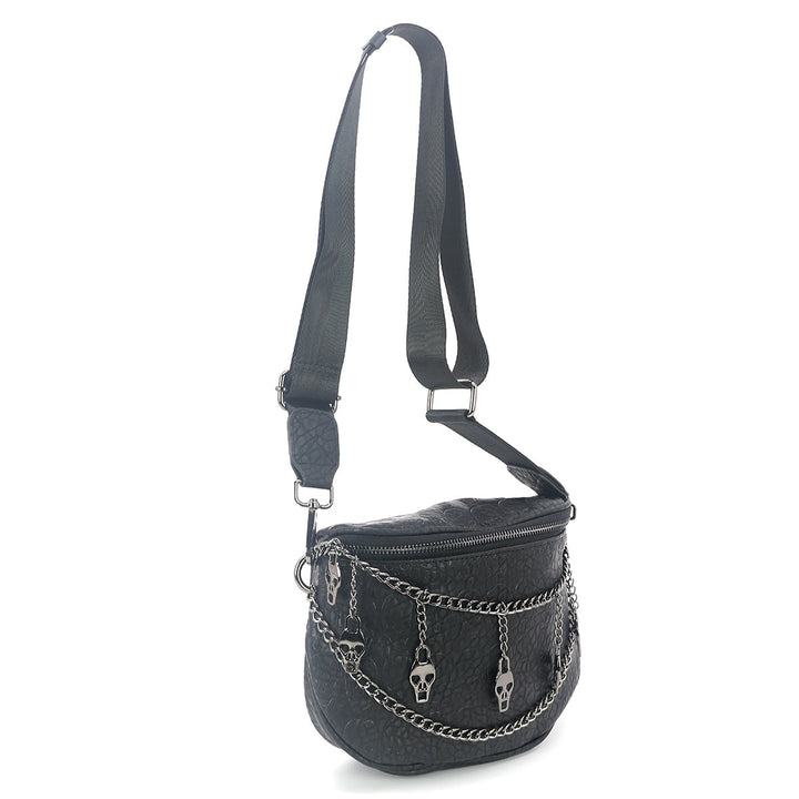 Skull Chain Shoulder Bag