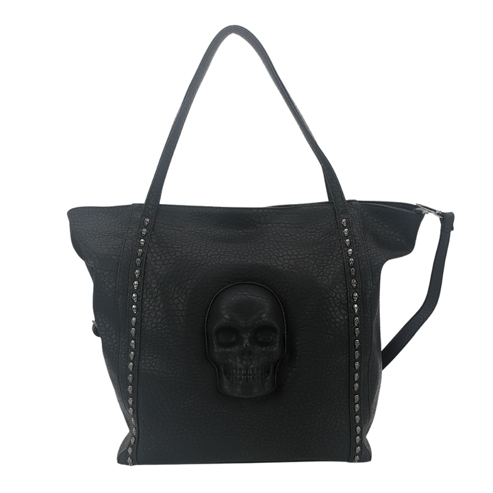 Large Skull Tote in Vinyl