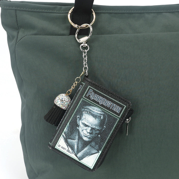 FRANKENSTEIN BOOK BAG CHARM/COIN PURSE IN VINYL