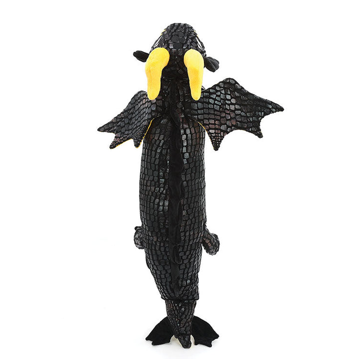 Black Dragon Stuffed Sling Bag