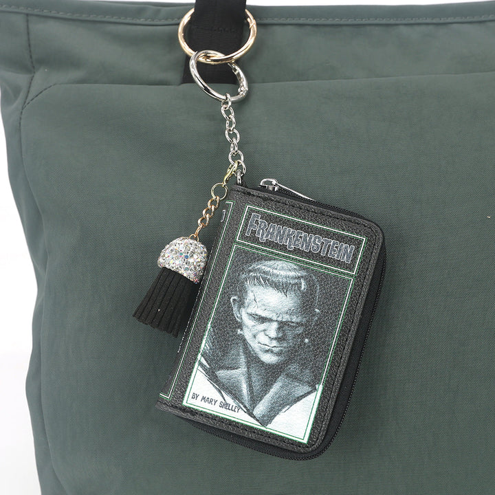 FRANKENSTEIN BOOK BAG CHARM/COIN PURSE IN VINYL
