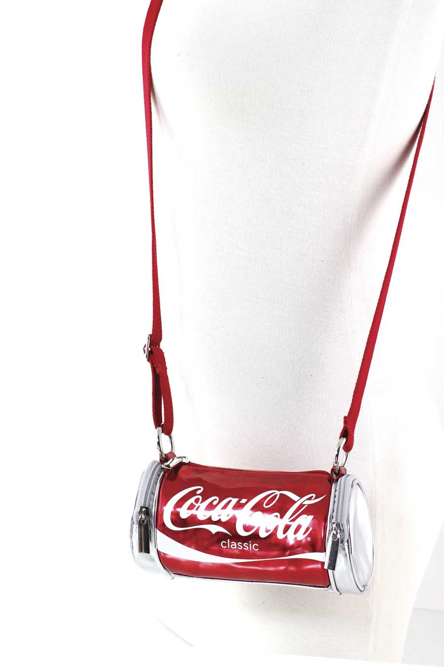 COCA COLA VINYL CAN CROSS BODY BAG
