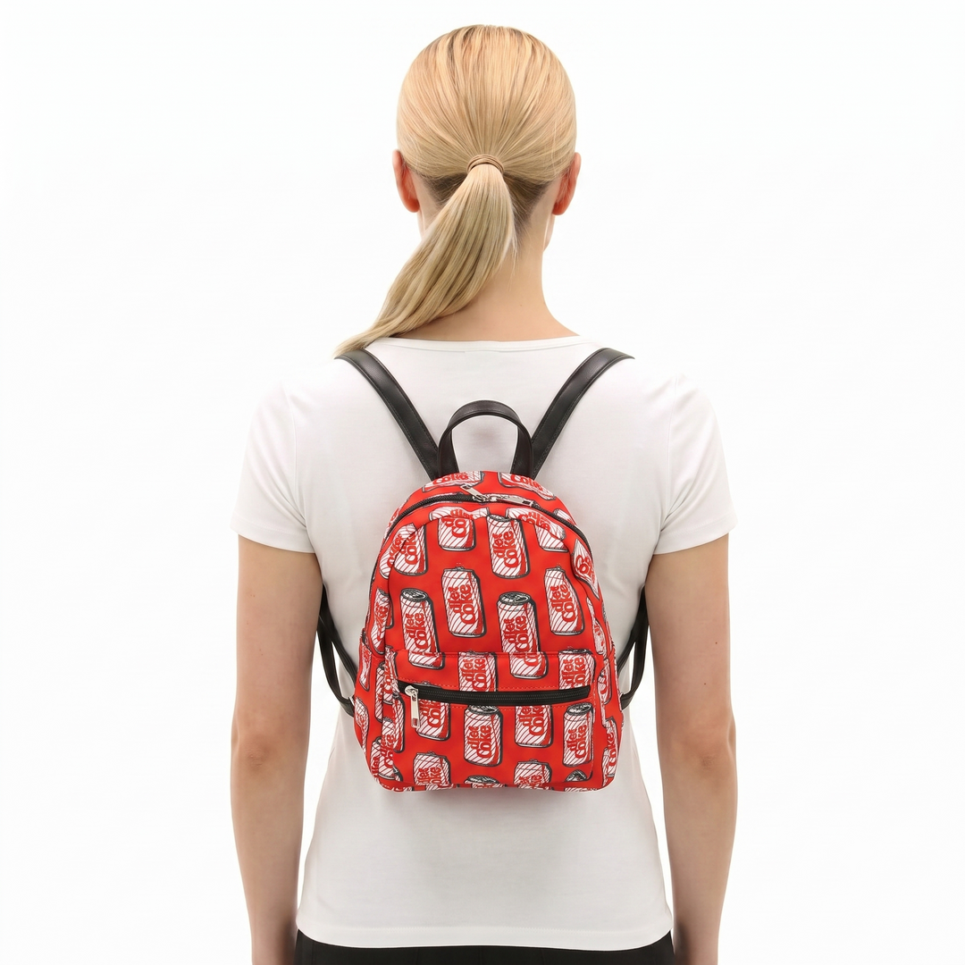 DIET COKE CANS MINI BACKPACK IN POLYESTER
