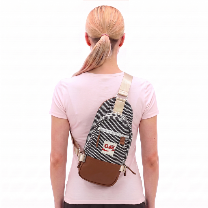 Diet Coke Can Sling Backpack in Canvas