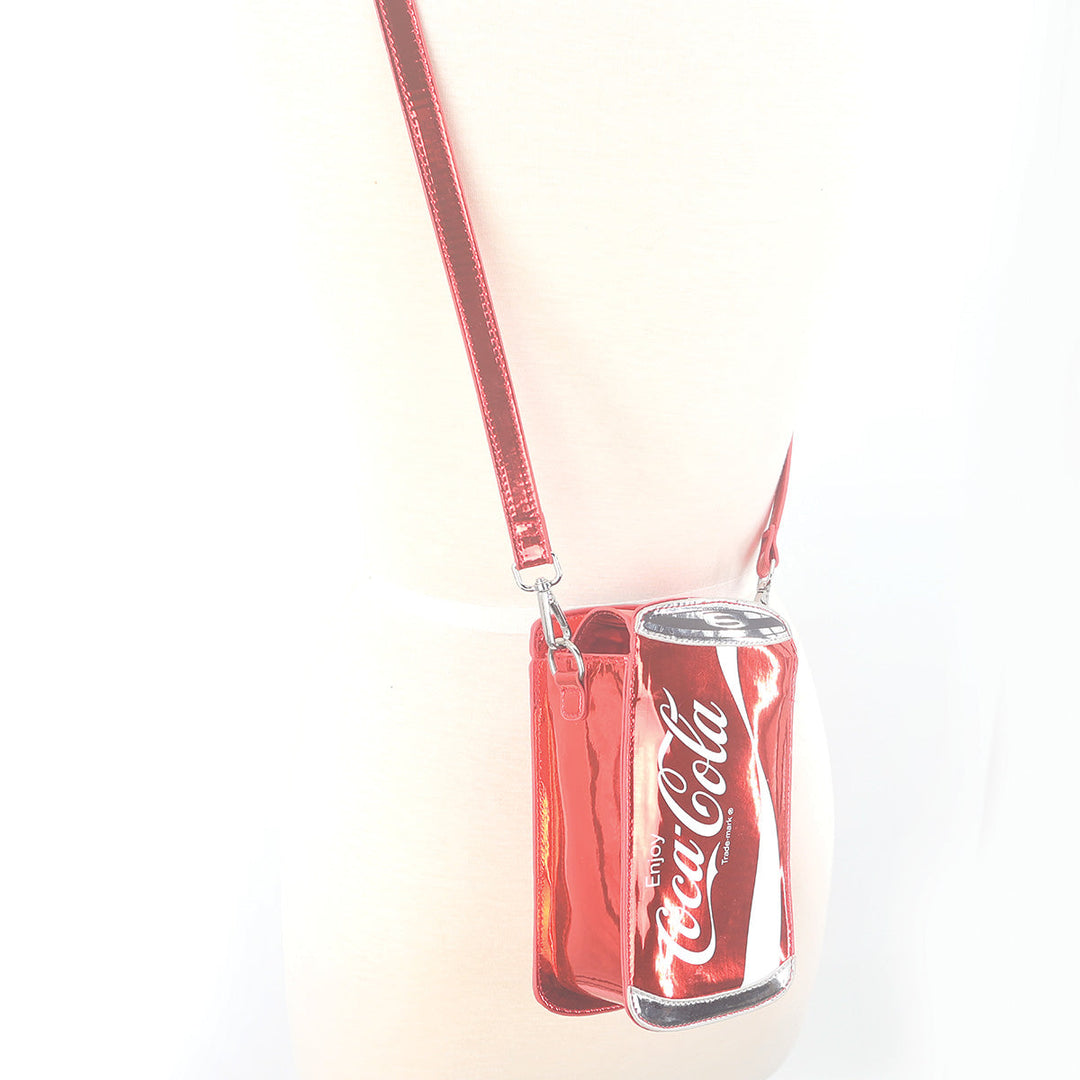 METALLIC COCA-COLA CAN CROSS BODY BAG