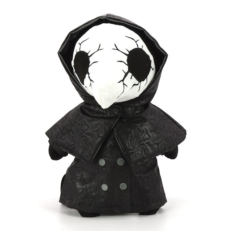 CRACKED EYES PLAGUE DOC PLUSH BACKPACK IN POLYSTER